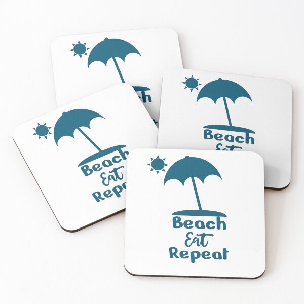 Item preview, Beach, Eat, Repeat. T-Shirt and other product. designed and sold by SunriseD.