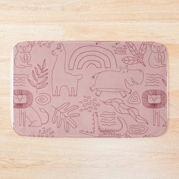 Item preview, Line Doodle Boho Animals Pattern designed and sold by HappyLifeCreate.