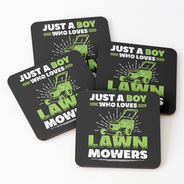 Item preview, Just A Boy Who Loves Lawn Mowers Landscaping Lawn Care designed and sold by Sinful Charm.