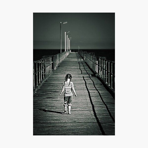 Lonely Jetty Photographic Print