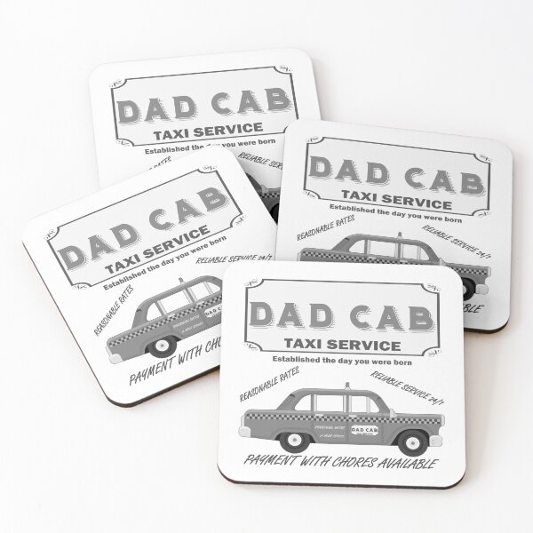 Item preview, Dad Cab Taxi Service designed and sold by WickedNiceTees.