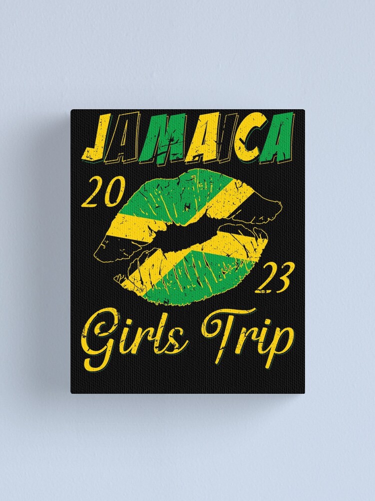 "Jamaica Girls Trip 2023 Jamaican Vacation Matching Travel" Canvas Print for Sale by cameronryan