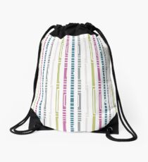 Abstract Digital Geometrie Drawstring Bag