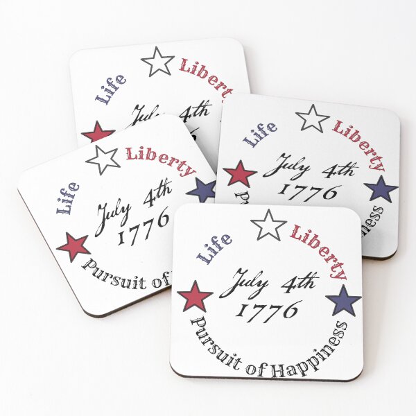 Item preview, July 4th - Life, Liberty, and the Pursuit of Happiness designed and sold by James Damore.