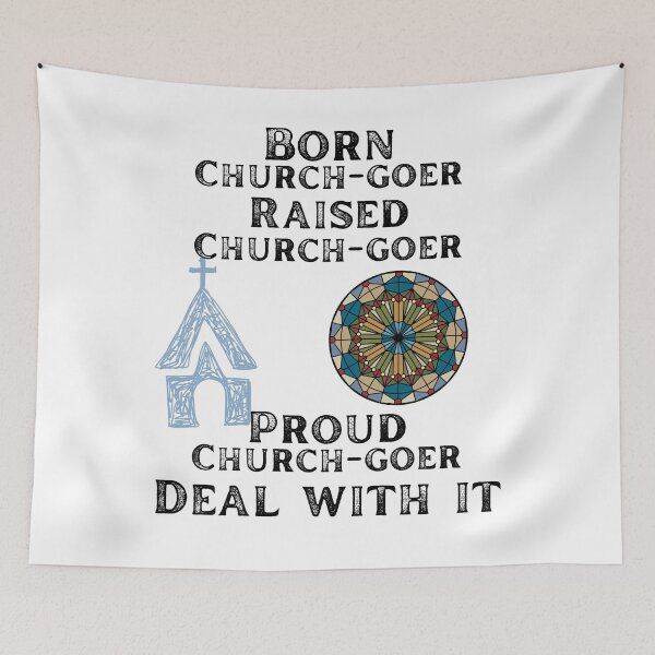 Item preview, Born church-goer raised church-goer proud church-goer deal with it designed and sold by movie-popcorn.