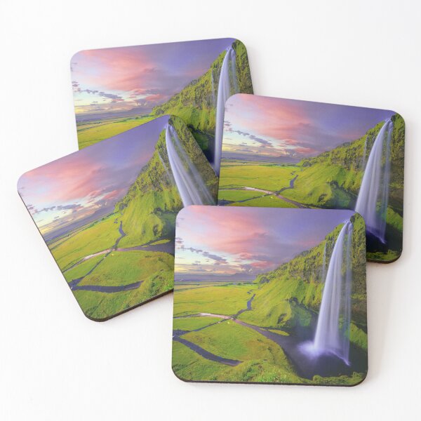 Item preview, Beautiful Scenic Waterfall Photography - Cloudy Sky designed and sold by Tjokko-chan.