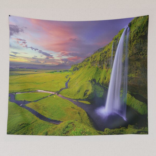 Item preview, Beautiful Scenic Waterfall Photography - Cloudy Sky designed and sold by Tjokko-chan.