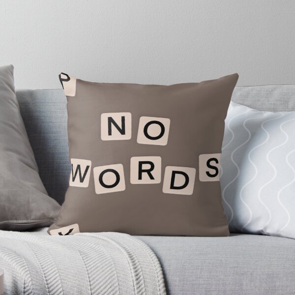 Typo scrabble deals cushions