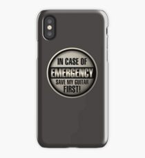 In Case Of Emergency iPhone Case/Skin