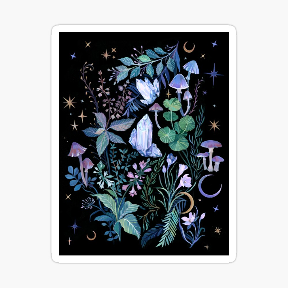 Crystals Gardens iPhone Case