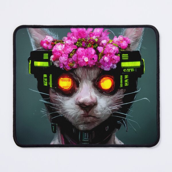 Item preview, Flower Crown Cyber Cat V1 designed and sold by thelofidragon.