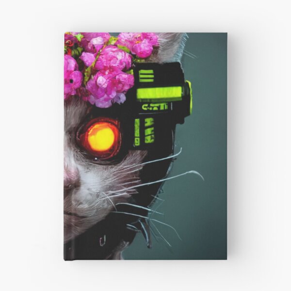 Item preview, Flower Crown Cyber Cat V1 designed and sold by thelofidragon.