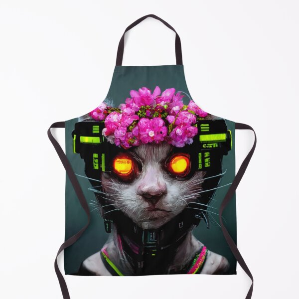 Item preview, Flower Crown Cyber Cat V1 designed and sold by thelofidragon.