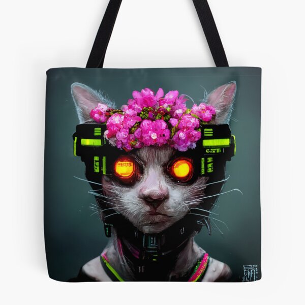 Item preview, Flower Crown Cyber Cat V1 designed and sold by thelofidragon.