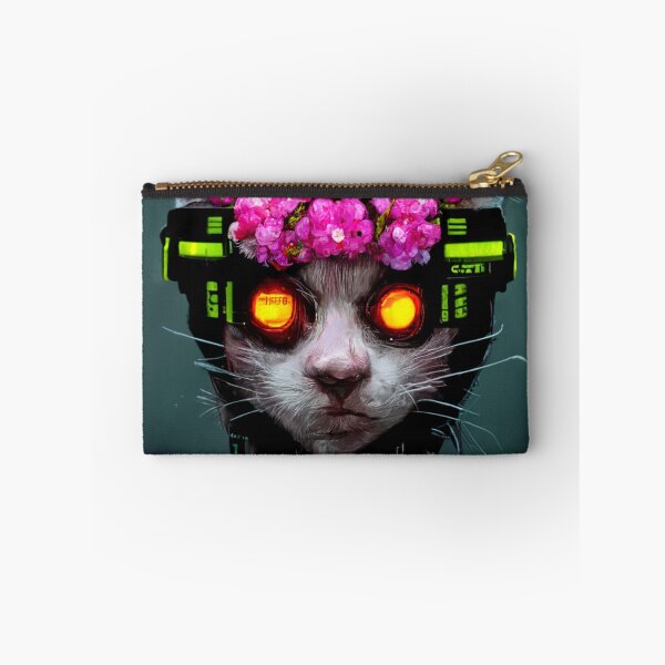 Item preview, Flower Crown Cyber Cat V1 designed and sold by thelofidragon.