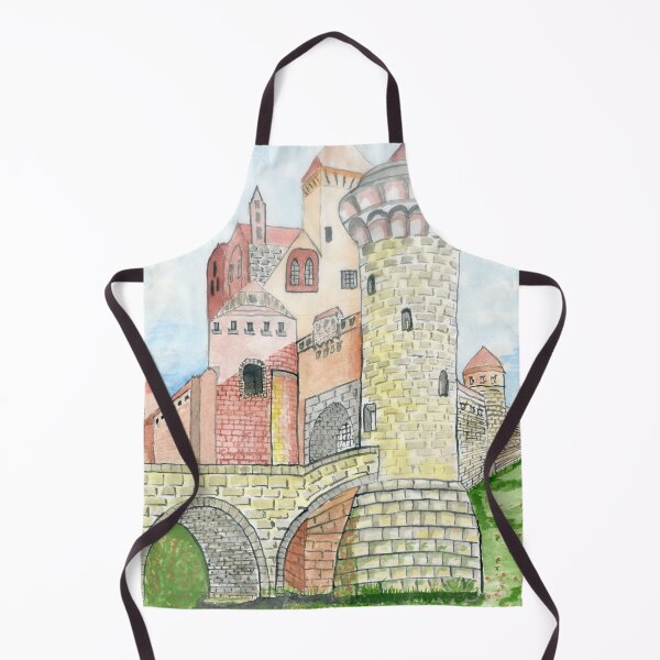 Item preview, fortress, castle, fort, watercolor designed and sold by Ihor Ivanov.