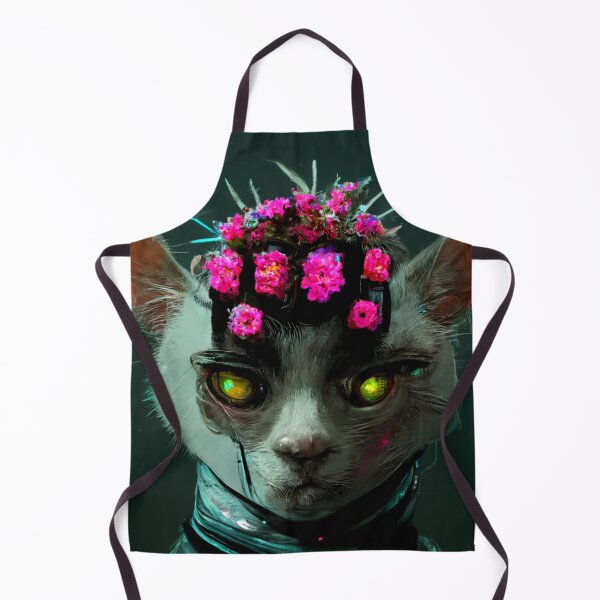 Item preview, Flower Crown Cyber Cat V2 designed and sold by thelofidragon.