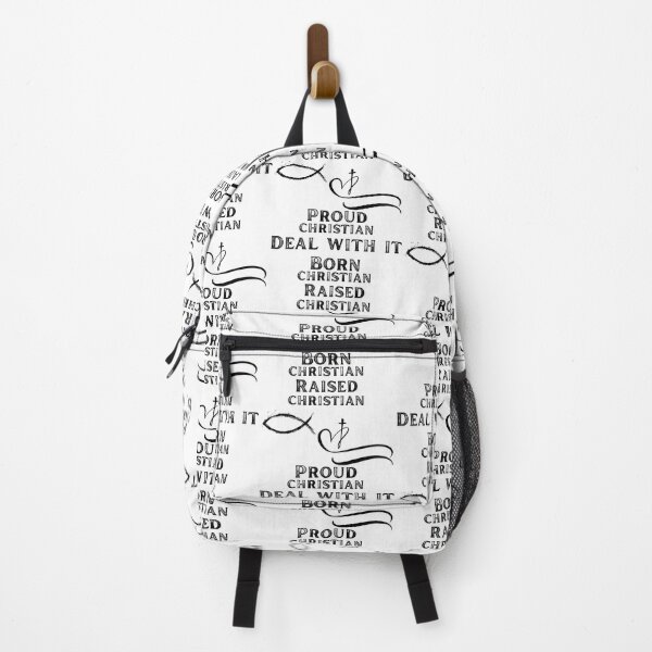 Item preview, Born christian raised christian proud christian deal with it designed and sold by movie-popcorn.