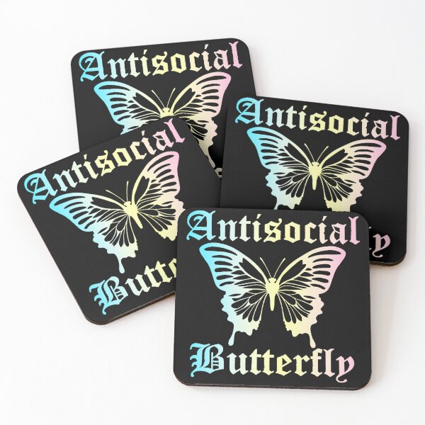 Item preview, Antisocial butterfly designed and sold by pnkpopcorn.