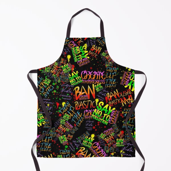 Item preview, ban single use plastic designed and sold by CyrilsDesigns.