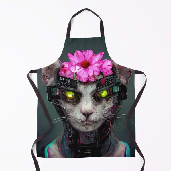 Item preview, Flower Crown Cyber Cat V3 designed and sold by thelofidragon.