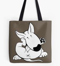 English Bull Terrier Itchy Head Tote Bag
