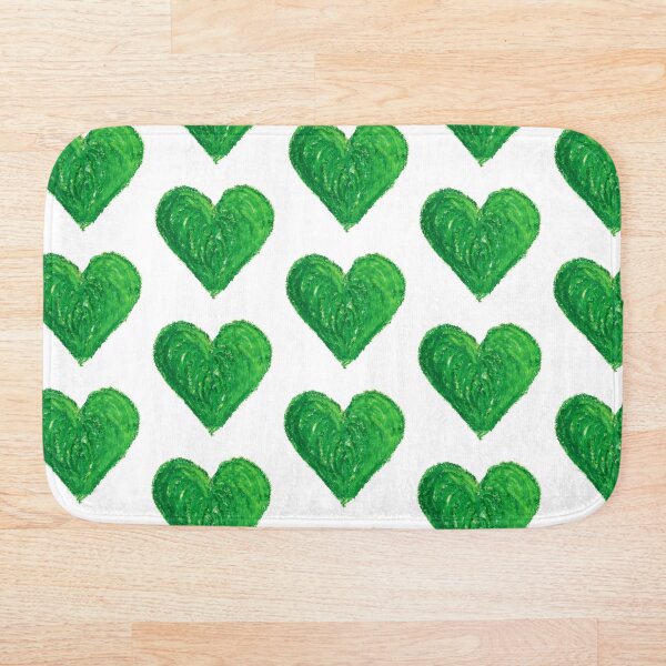 Item preview, Green Heart Drawn With Oil Pastels On Paper designed and sold by Crystal Odenkirk.