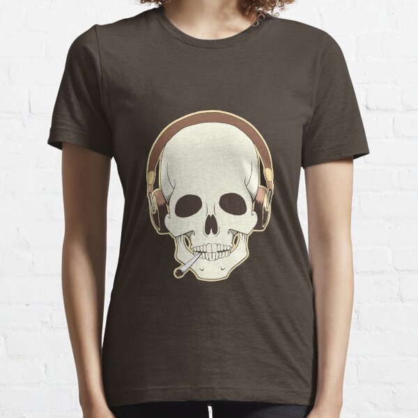 Skull with headphones Essential T-Shirt