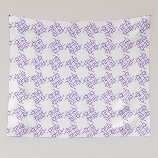 Item preview, Purple rhombuses, abstract art designed and sold by Meo Design.