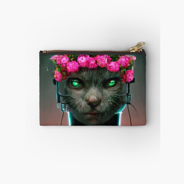 Item preview, Flower Crown Cyber Cat V4 designed and sold by thelofidragon.