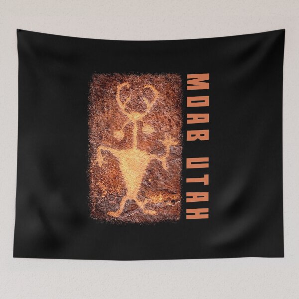 Item preview, Ancient Alien Petroglyphs Moab Utah. Moab man. designed and sold by studiohfy.