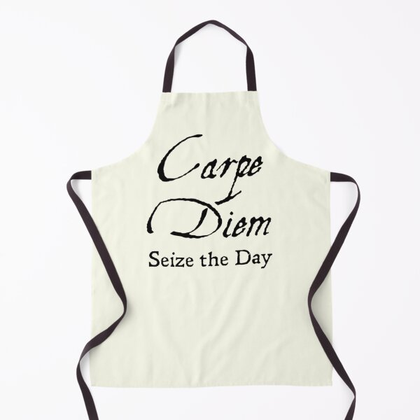 Item preview, Dark Academia Philosophy Carpe Diem Seize the Day Minimalist Script Design designed and sold by IceCreamMuseum.