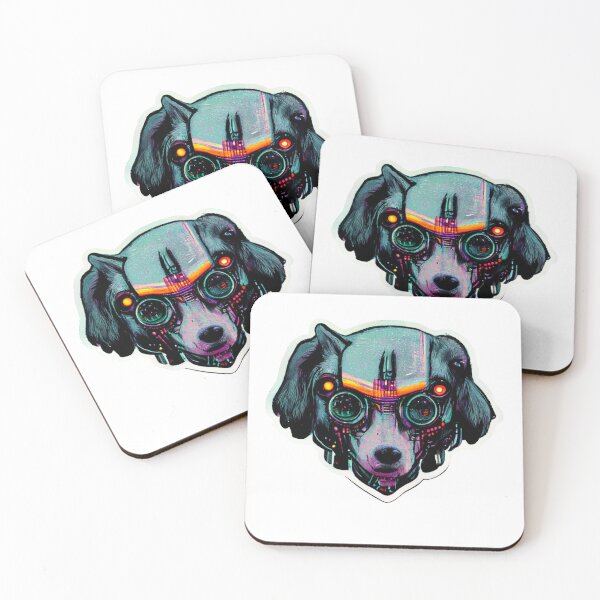 Item preview, Cute Cyberpunk Pup  designed and sold by thelofidragon.