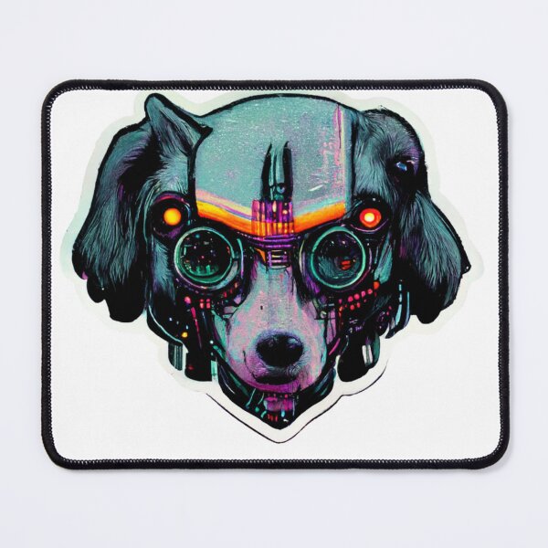 Item preview, Cute Cyberpunk Pup  designed and sold by thelofidragon.