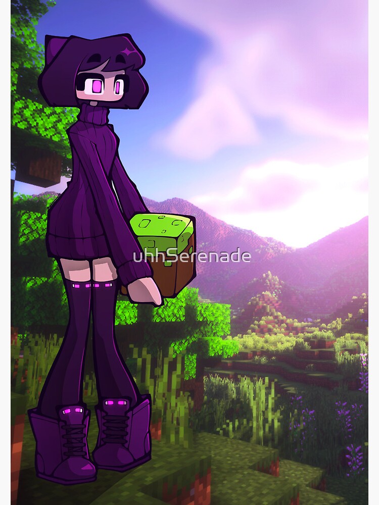 Ender Girl, Minecraft Skin