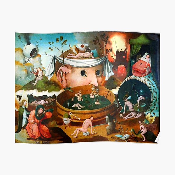 The Vision of Tondal Hieronymus Bosch Poster