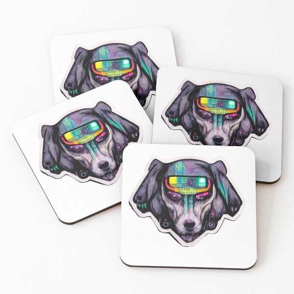 Item preview, Cute Cyberpunk Pup V2 designed and sold by thelofidragon.