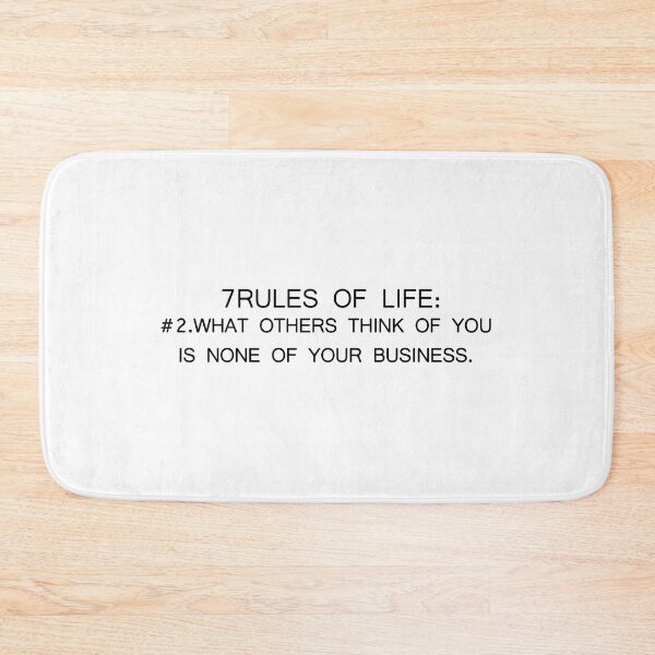 Item preview, 7RULES OF LIFE 2B designed and sold by Megaalinz.