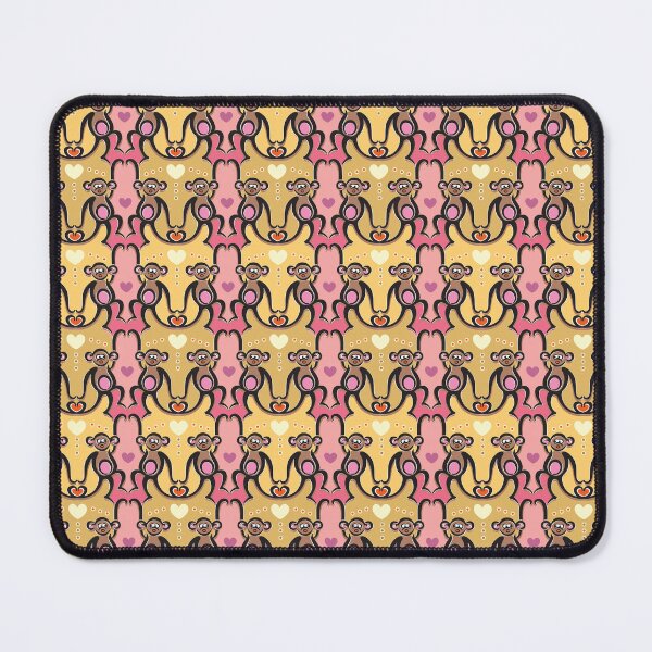 Item preview, Monkeys Hearts and Goat Heads Pattern designed and sold by jeff-jones.