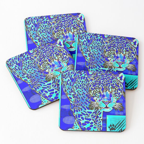 Item preview, The leopard in blue designed and sold by umfhn.