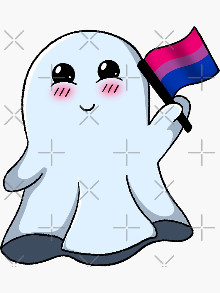 Bisexual Pride Ghost Sticker For Sale By Heyannite Redbubble 2440