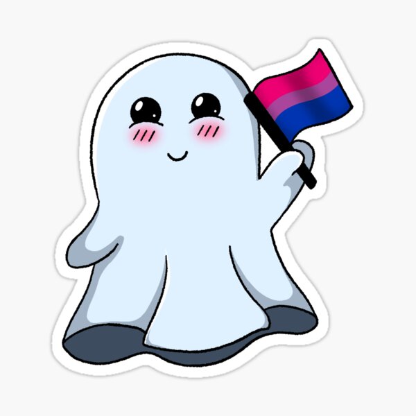 Bisexual Pride Ghost Sticker For Sale By Heyannite Redbubble 2644