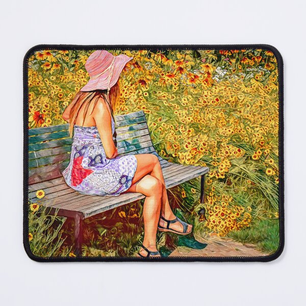 Item preview, Girl on a Bench designed and sold by Doug's Landing.