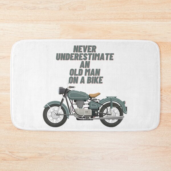 Item preview, Never Underestimate An Old Man on a Bike designed and sold by JessieT14.