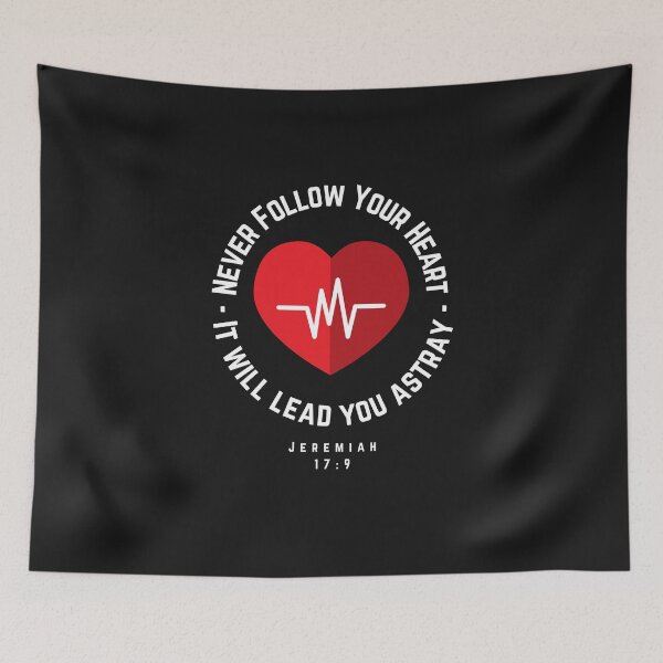 Item preview, Never Follow Your Heart designed and sold by LifeLongTees ..