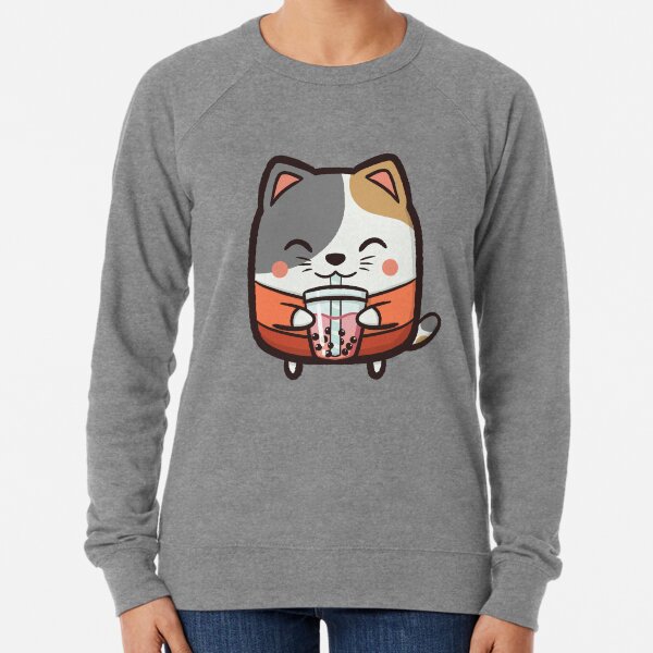 Pussy Casual Pullover Jumper Wellcoda Furry Cute Adorable Cat Womens Sweatshirt 