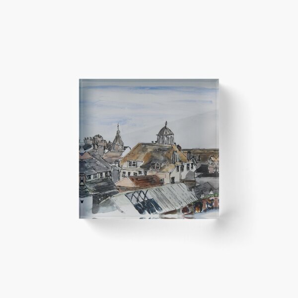Item preview, The Rooftops of Lyme Regis in Dorset designed and sold by Robert Petcher Art.