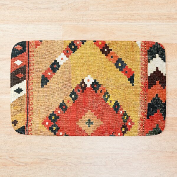 Item preview, Arabi Bokhara Uzbekistan Kilim Saf Print designed and sold by Vicky Brago-Mitchell®.