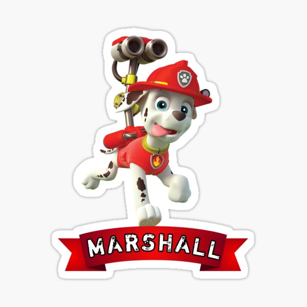 Item preview, Paw patrol Logo stickers | paw patrol Marshall designed and sold by Desgin0001.