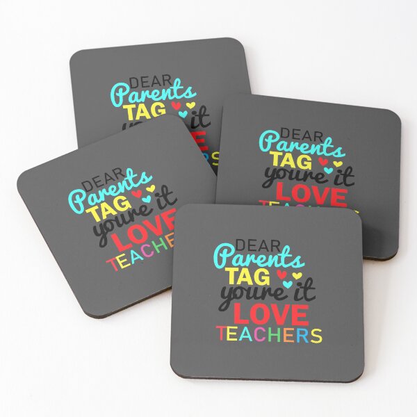 Item preview, funny dear parents tag you're it love teachers, teacher funny, funny gifts for teacher, dear parents, funny love teachers, high school graduation, end of school year designed and sold by adjamine.